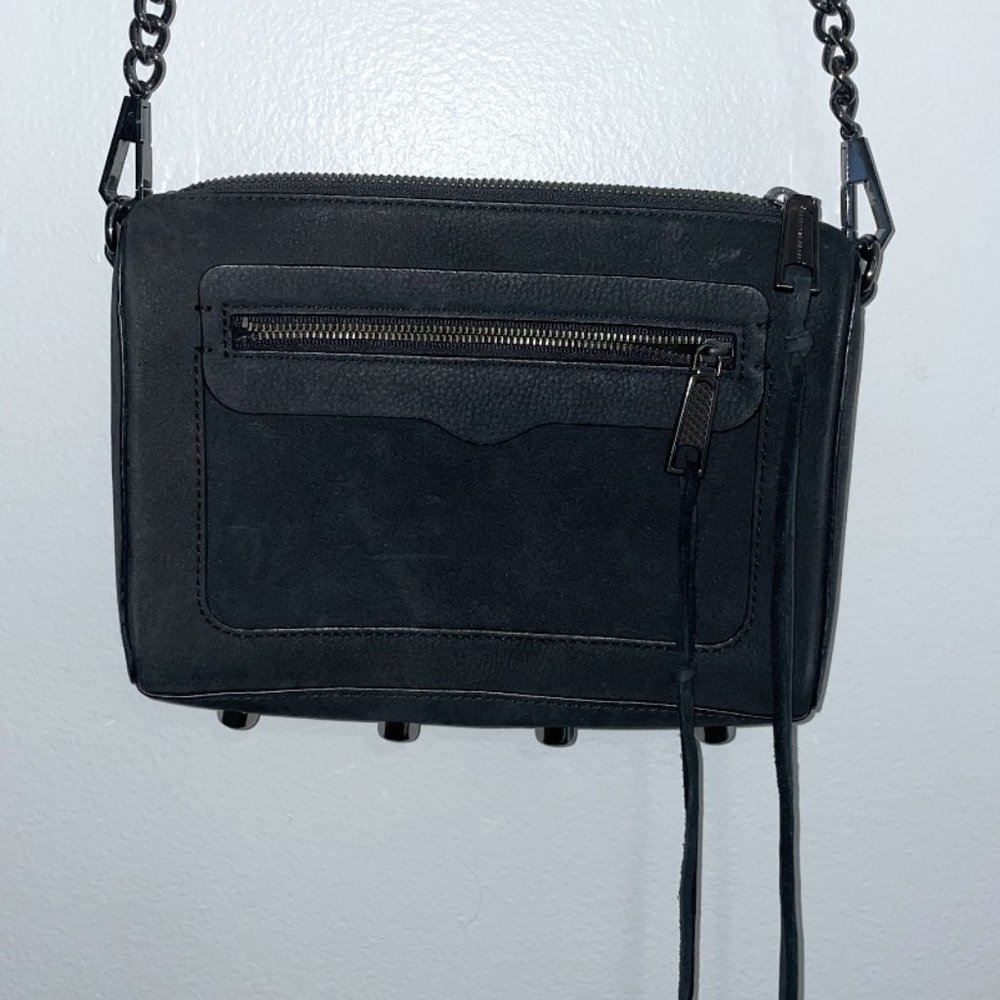 BLACK REBECCA MINKOFF CROSSBODY PURSE
